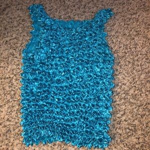 Y2K 90s vintage bubble textured tank top